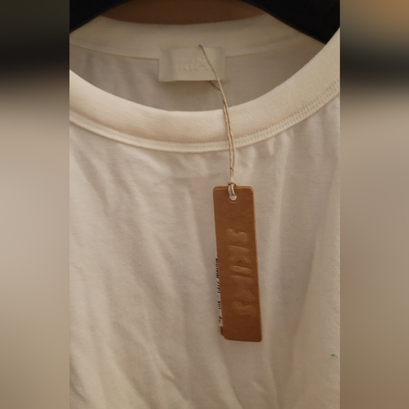 SKIMSOff-White SKIMS Boyfriend Sleep Crop Tank Top - Picture 7 of 7